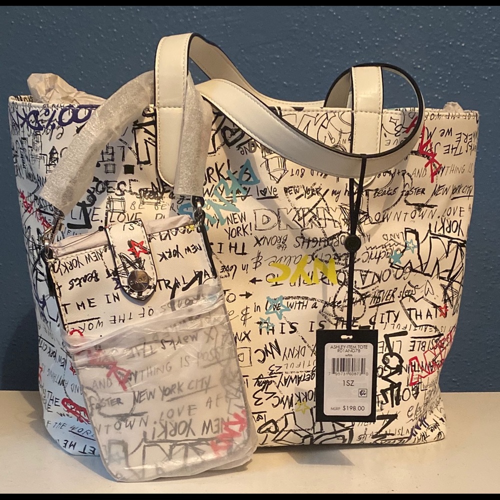 DKNY graffiti bag